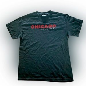 Vintage CHICAGO Musical T-Shirt: Adult Medium: Puff Ink: Broadway: Retro Tee